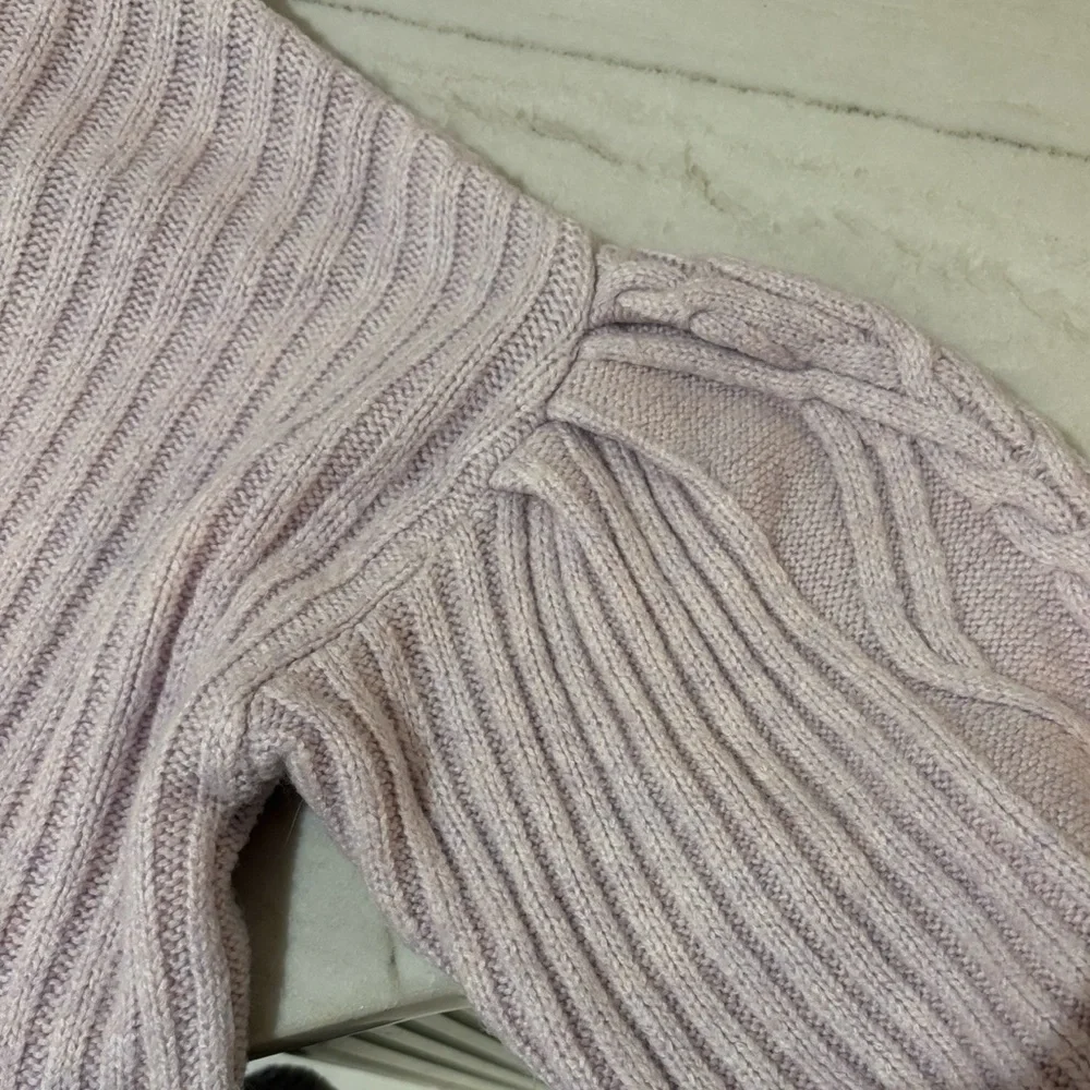 Anthropologie Daily Practice Cable Knit Pullover Sweater - Picture 7 of 10